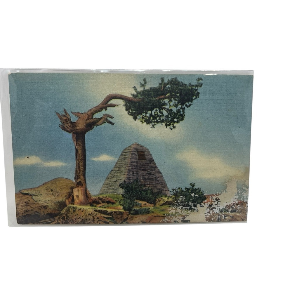 Sherman Hill on Highway U.S. 30 Wyoming Vintage Sanborn Souvenir Linen Postcard‎
